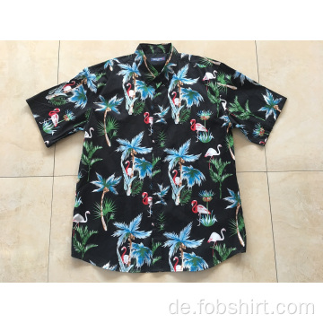 Baumwolldruck Hawaii Shirt Neuseeland